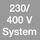System 230/400 V