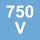 napięcie znamionowe 750 V