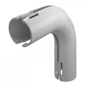 Kolanko Quick-Pipe® 90°, jasnoszare