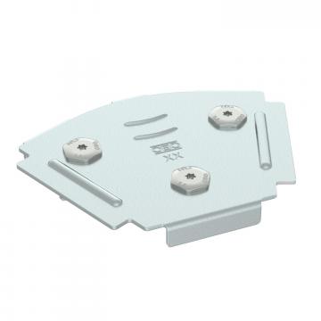 Chequer plate cover bend 45° FS