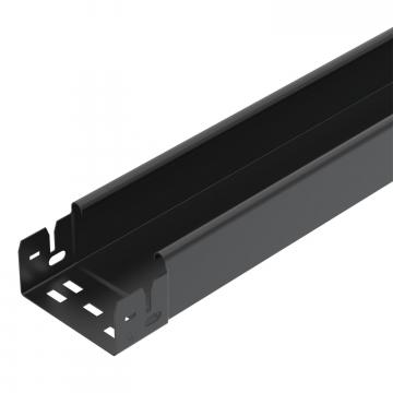 Koryto kablowe MKS-Magic® 60 bez perforacji, czarne