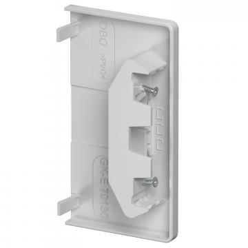 End piece, for device installation trunking Rapid 80 type 70130