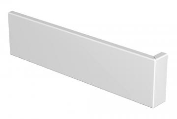 Sheet steel external corner cover