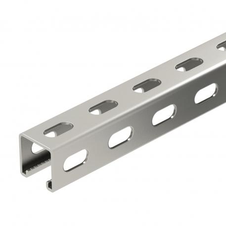 Montageschiene MS4141, Schlitz 22 mm, A2, Seitenlochung