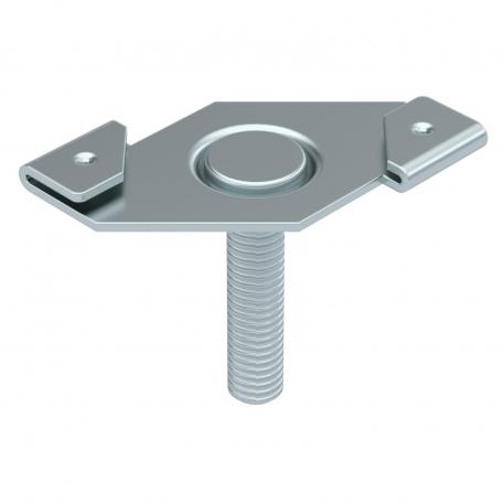 Deckenprofilklammer, mit Gewindebolzen M6x25