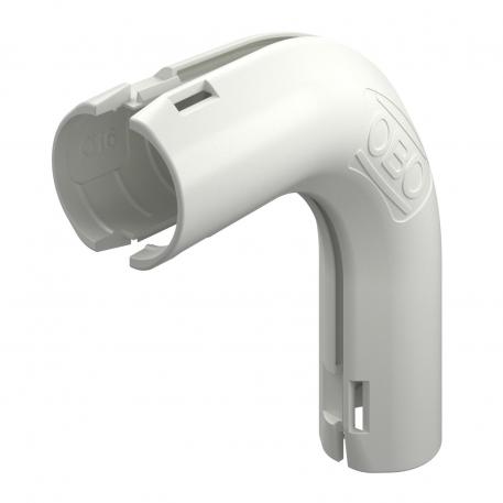 Kolanko Quick-Pipe® 90°, czysta biel 