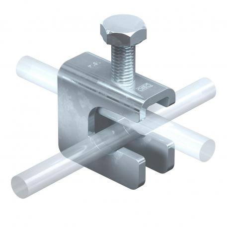  Złącze uziemiające VARIO do stali zbrojeniowej  | FL30x3-4mm /Rd 8-10 x Rd 6-14 | 