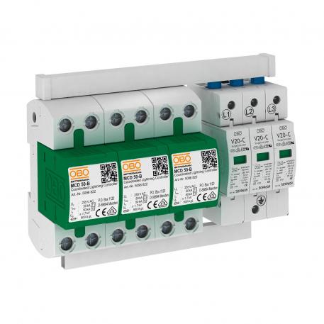 Ogranicznik Protection-Set MCD + V20 3-biegunowy