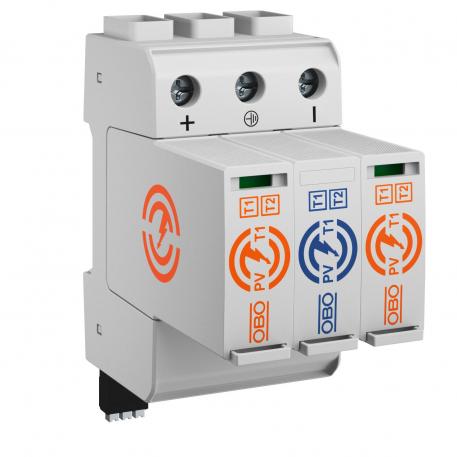 PV combination arrester 1,500 V with remote signalling

 3 | IP 20
