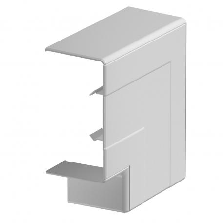 Flat angle hood, for device installation trunking Rapid 45-2 type GK-53100 107 | 55.5 | Light grey; RAL 7035