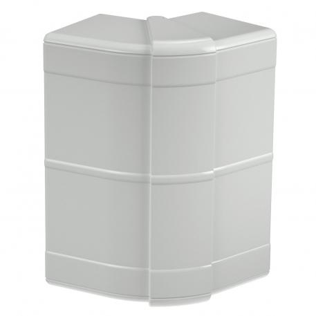 External corner hood, for device installation trunking Rapid 45-2 type 53130 Light grey; RAL 7035