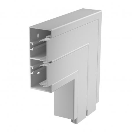 Flat angle, for device installation trunking Rapid 45-2 type GK-53130 130 | 53 | Light grey; RAL 7035