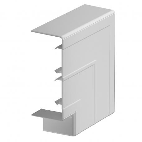 Flat angle hood, for device installation trunking Rapid 45-2 type GK-53130 137 | 55.5 | Light grey; RAL 7035