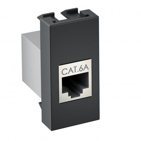 Data technology support Cat. 6A  | grafitowy; RAL 7021