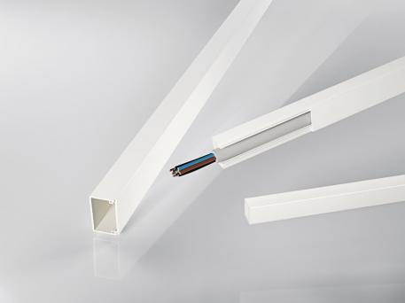 Kanał instalacyjny MKS 16, szerokość kanału 25 3000 | 25 | 16 | czysta biel; RAL 9010