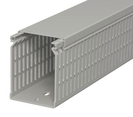 Wiring trunking, type LK4 N 80060 2000 | 60 | 80 | Base perforation | Stone grey; RAL 7030