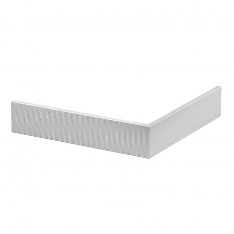 External corner cover, smooth 76.5 | Light grey; RAL 7035