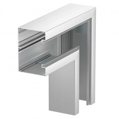 Naroże płaskie, Wysokość kanału 90 mm 130 | 90 | aluminiowy