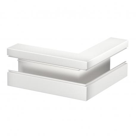 External corner, asymmetrical, for device installation trunking Rapid 80 type GA-A90170 Pure white; RAL 9010