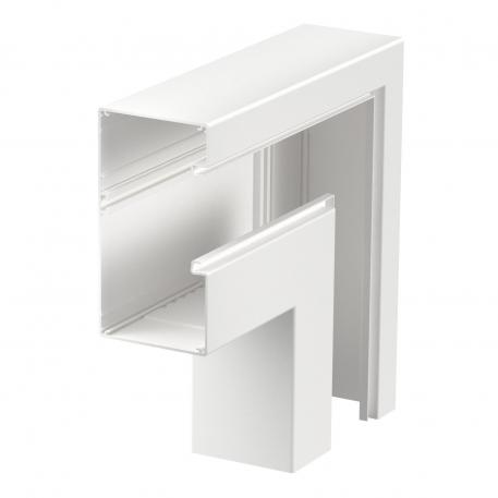 Flat angle, asymmetrical, falling, for device installation trunking Rapid 80 type GA-90170 170 | 90 | Pure white; RAL 9010