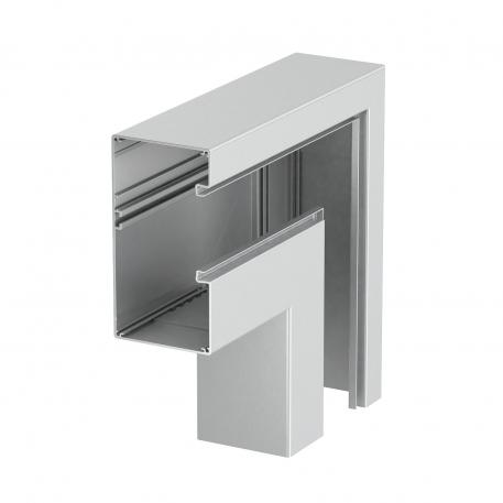 Naroże płaskie, opadające, Wysokość kanału 90 mm 170 | 90 | aluminiowy
