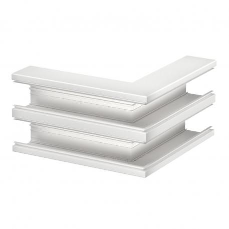 External corner, symmetrical, for device installation trunking Rapid 80 type  GA-D90210 Pure white; RAL 9010