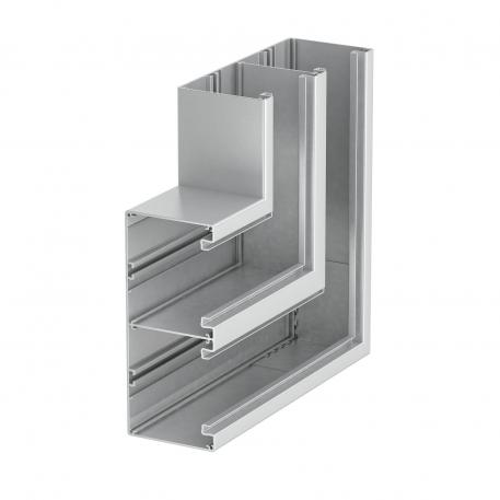 Naroże płaskie, Wysokość kanału 90 mm 210 | 90 | aluminiowy