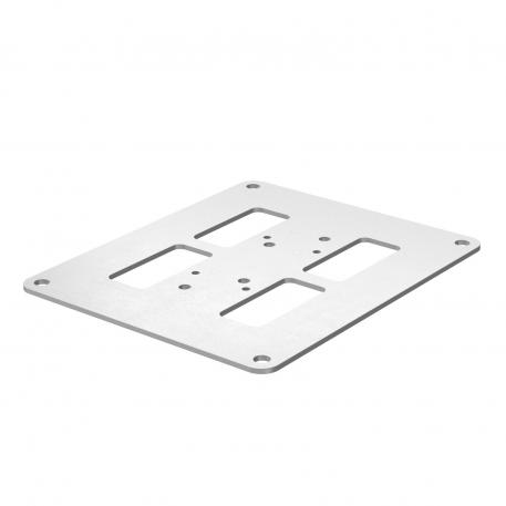 Floor plate for ISS140110 170 | 200 | 3 | Pure white; RAL 9010