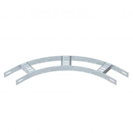 90° bend with trapezoidal rung, light-duty FT 75 | 3