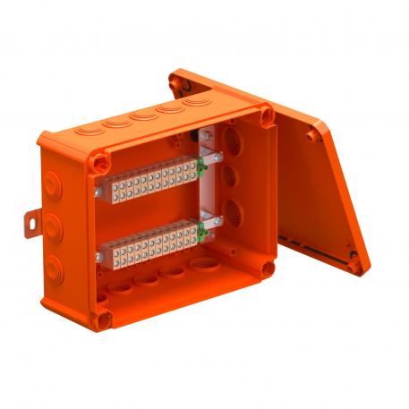 FireBox T250 z dławikami elastycznymi, do teletechniki, 4x24 225x173x86 | 10 | IP 66 | pomarańczowy; RAL 2003