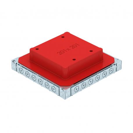 Puszka podpodłogowa UDS4 dla rur instalacyjnych oraz kanałów z metalu