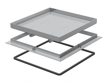 Heavy-duty frame cassette, blank, RKSL, nominal size 250-3 90 | 14 | 20